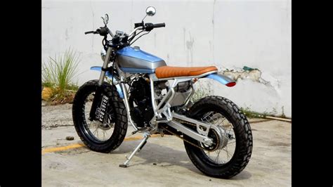 Video Modifikasi Motor Klasik Yamaha Scorpio Modif Scrambler Simple