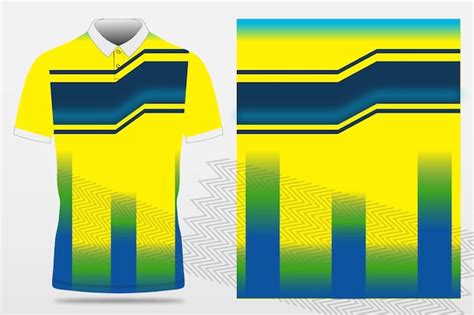 Premium Vector Cricket Jersey Design Black And Blue Pattern