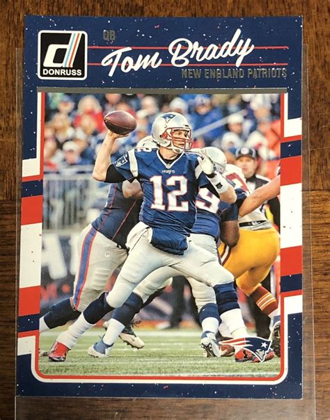 Tom Brady 2016 Panini Donruss New England Patriots 180 Mint 🐐bucs Ebay