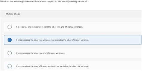 Solved Which Of The Following Statements Is True With Chegg