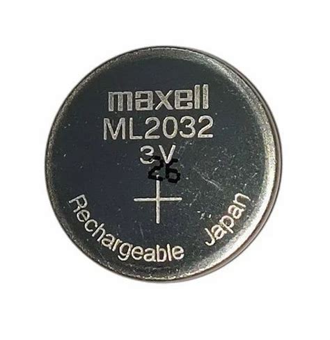 Maxell Ml V Rechargeable Lithium Coin Cell Button Type At