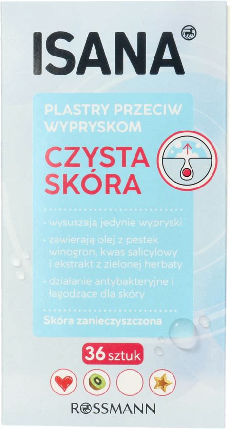 Isana Plastry Przeciw Wypryskom Szt Drogeria Rossmann Pl