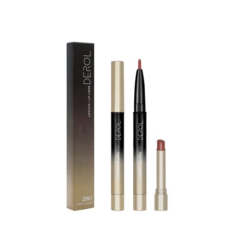 Amazon KISSIO Lipstick Lip Liner And Lipstick Set 2 In 1 Pencil