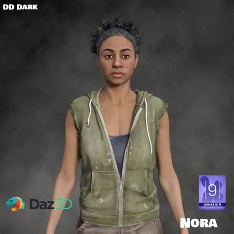 《创世记 9》中的诺拉 Nora For Genesis 9 Characterfemale Daz3ddl