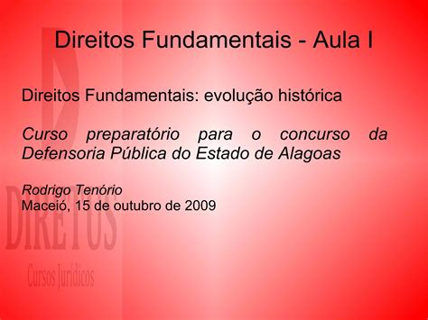 Aula Curso Direitos Humanos Evolu O Hist Rica Dos Direitos Humanos