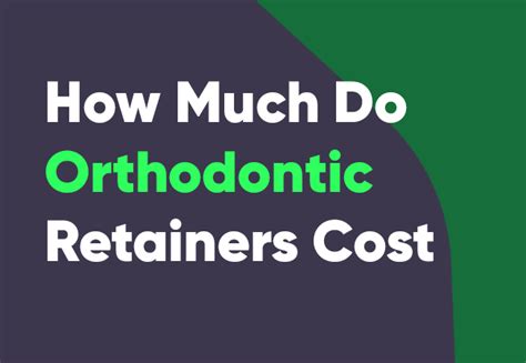 How Much Do Retainers Cost in 2024? | Mewing.coach