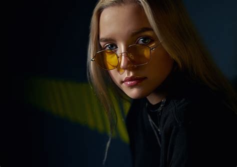 Wallpaper Alexander Kan Model Blonde Portrait Women With Shades