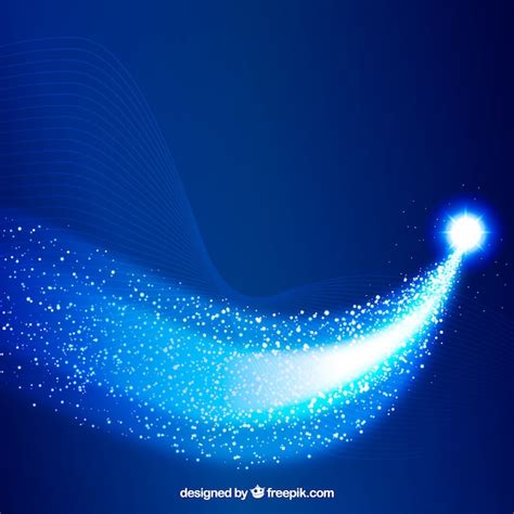 Free Vector | Blue glitter background