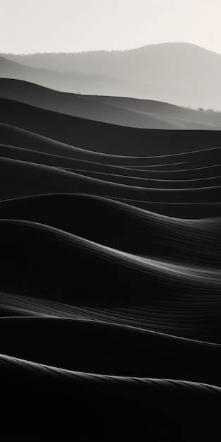 Premium Ai Image Captivating Black And White Waves In Futuristic