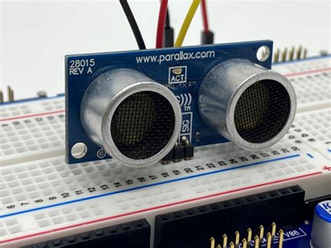 Ping Ultrasonic Distance Sensor With Graphical Debug Demo Parallax