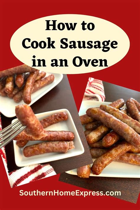 How To Cook Sausage In An Oven