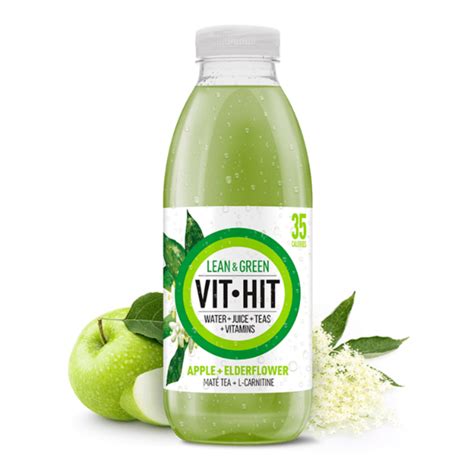 Vit Hit Lean And Green Apple 12 X500ml