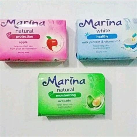 Marina Bar Soap 60g Sabun Mandi Batang Moisturizing Healthy