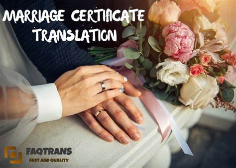 Marriage Certificate Translation 24 Hours Same Day Delivery