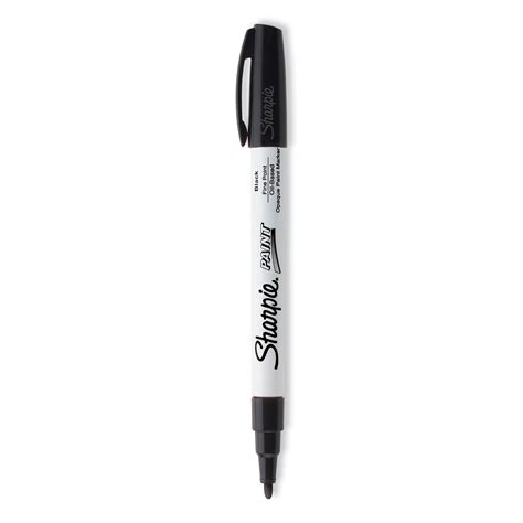 Permanent Paint Marker Fine Bullet Tip Black Zerbee