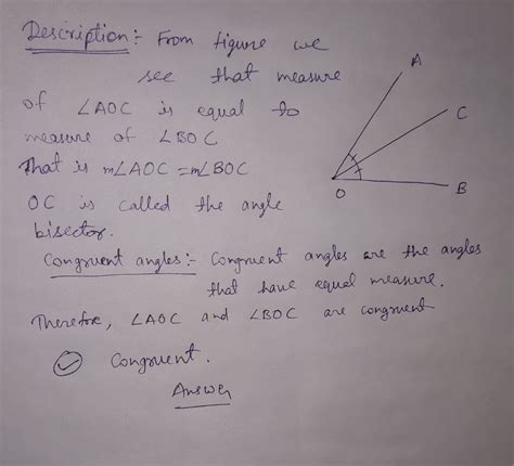 Solved 6 C O B Which Of These Describe The Relationship Between Angle Aoc Course Hero