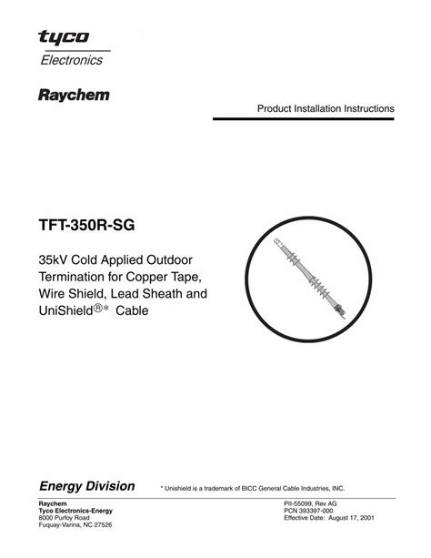 Pdf Raychem Tft R Sg Dokumen Tips