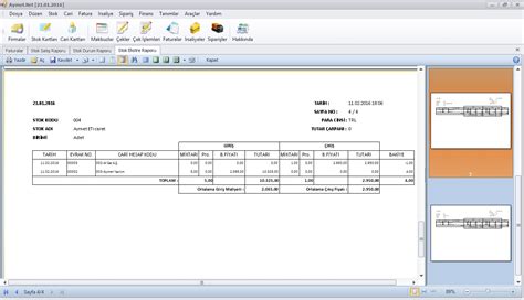 Aymet NET ERP Muhasebe Programı Ekran Görüntüsü Gezginler