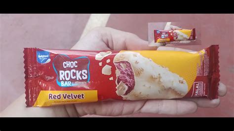 Coba Ice Cream Indofood Choc Rocks Bar Red Velvet Es Krim Indofood