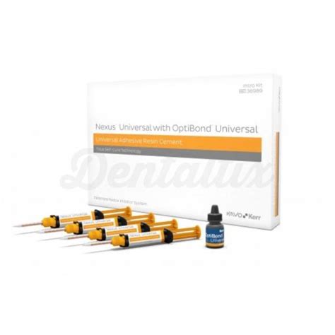 Nexus Universal Kit Cemento Universal De Resina Adhesiva Kerr Dentaltix