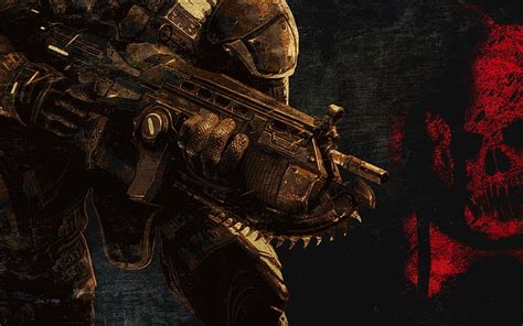 Fond D Cran Guerrier Jeux Vid O Gears Of War Fond D Cran Hd