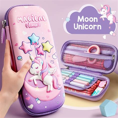 Luoxinguo B D Unicorn Eva Kalem Kutusu Kawaii K Rtasiye Fiyat