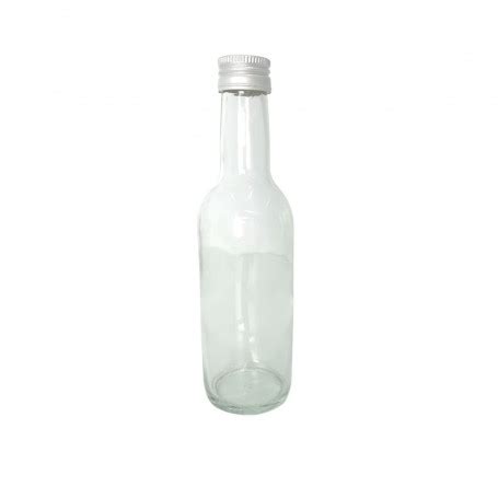 Botella De Cristal Con Tap N Met Lico Ml