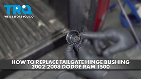 How To Replace Tailgate Hinge Bushing 2002 2008 Dodge Ram 1500 YouTube