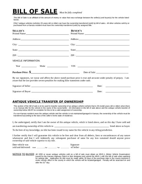 2024 Dmv Bill Of Sale Form Fillable Printable Pdf And Forms Handypdf