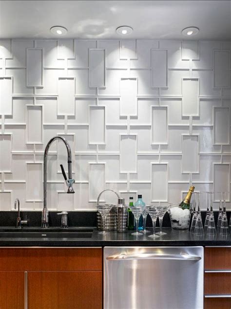 Get The Look 12 Creative Ideas To Decorate Your Kitchen Walls Kitchen Backsplash Trends