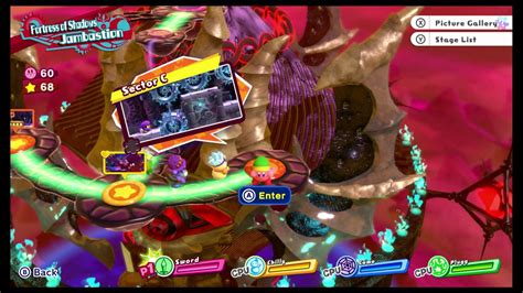 Kirby Star Allies Walkthrough Blind World Level Sector