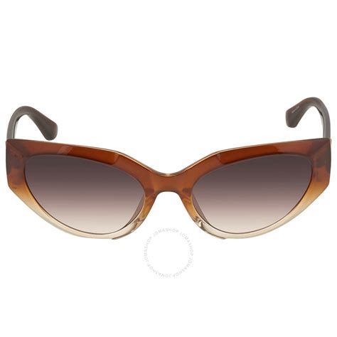 Guess Gradient Brown Cat Eye Ladies Sunglasses Gu7787 A 47f 57