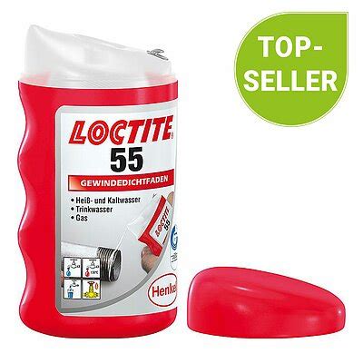 Loctite 55 Gewindedichtfaden Mit DVGW 160m Gep24