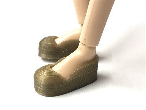 Stl File 2 Models Of Barbie Doll Shoes 🦸 ・3d Printer Design To Download