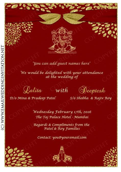 A Guide To Hindu Wedding Card Templates In 2023 - SampleTemplates