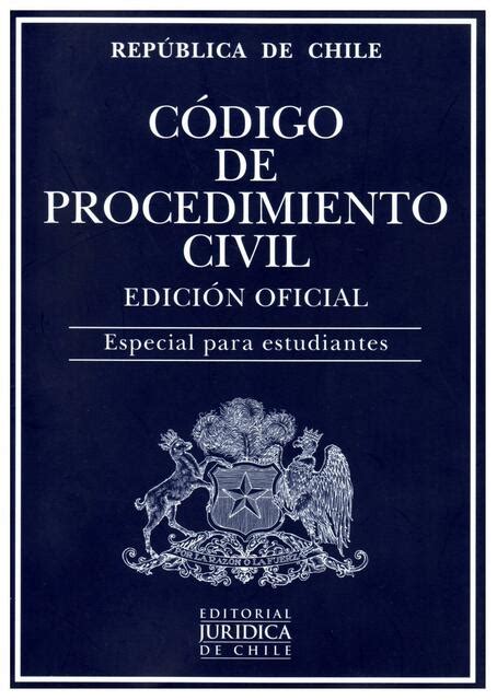 Código de Procedimiento Civil Marcela Ramirez Acuña uDocz