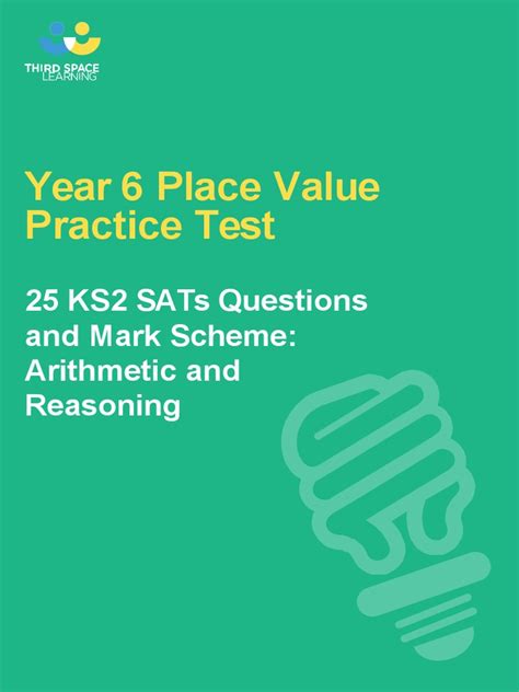 Year 6 Place Value Practice Test 25 Ks2 Sats Questions And Mark Scheme