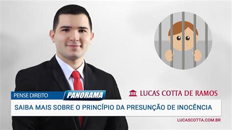 Todos são inocentes até que se prove o contrário o princípio da