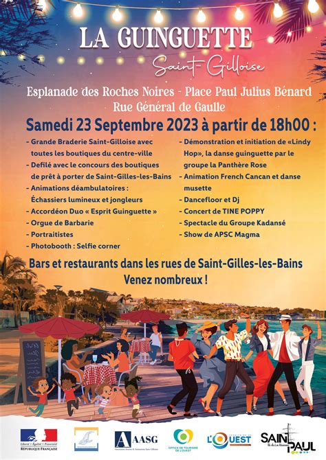 1ère édition de La Guinguette Saint-Gilloise - Ville de Saint-Paul