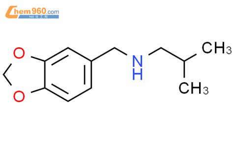 68291 95 2 1 3 BENZODIOXOLE 5 METHANAMINE N 2 METHYLPROPYL 化学式结构式