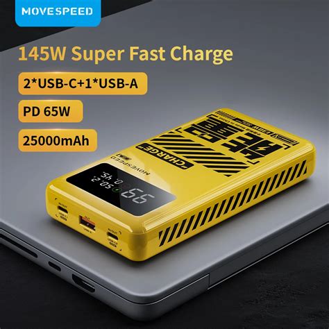 MOVESPEED Bater A Externa De Carga R Pida Para M Vil Banco De Energ A