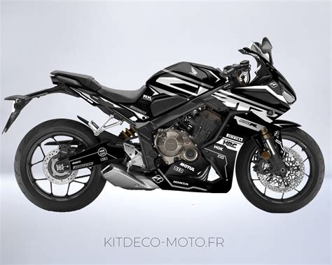 Grafikkit Honda Cbr 650 R Factory Black Kitdeco Motofr