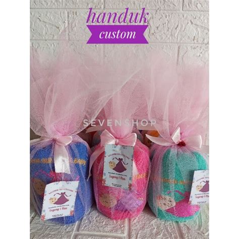 Jual Souvenir Handuk Bordir Handuk Custom Shopee Indonesia