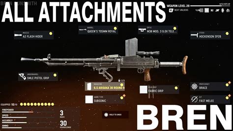 All Bren Attachments On The Vanguard Beta Call Of Duty Vanguard Beta