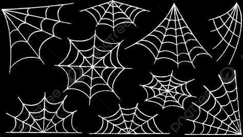 Conjunto De Teia De Aranha Teia De Aranha PNG Apartamento Silhueta