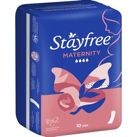 Stayfree Maternity Pads 10 Pack Woolworths