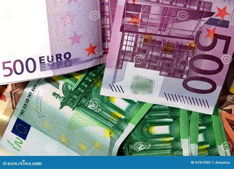 Euro Bills Stock Image Image Of Rich Wealth Currency 6761595