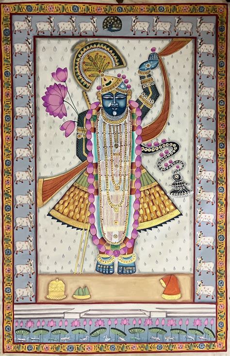 Radha Krishna Raasleela Detailed Pichwai Handmade Painting On Etsy