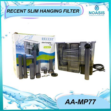 Jual RECENT AA MP 77 Filter Gantung Aquarium Hanging Filter Slim