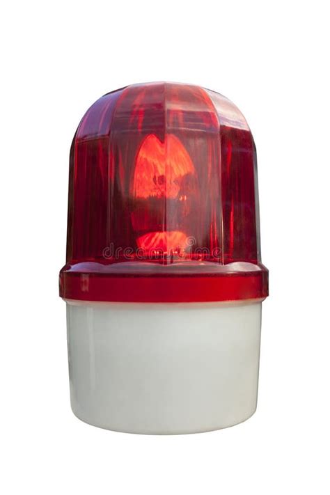 Red emergency light stock image. Image of stop, light - 31985467